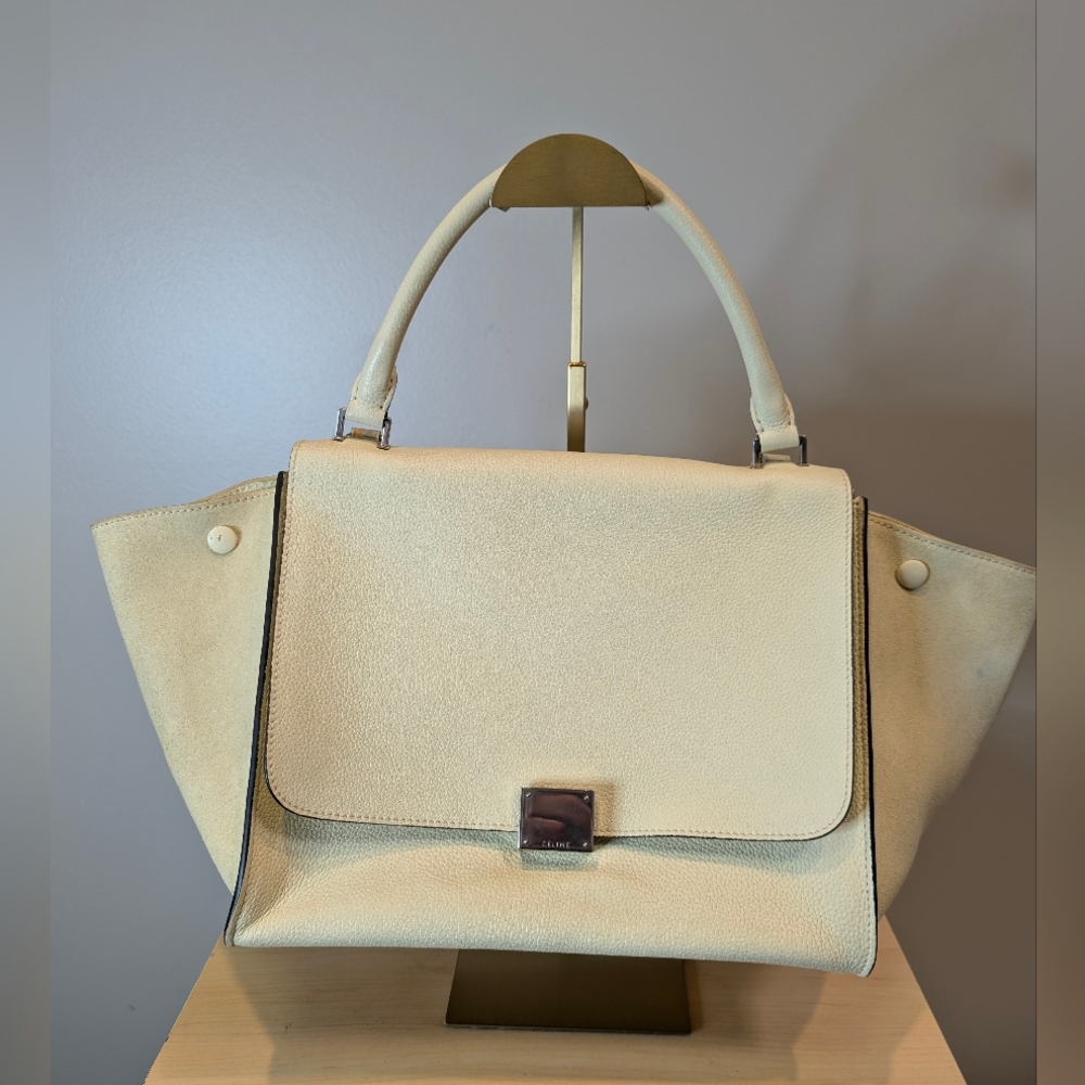Céline Trapéze Medium 2way in Beige